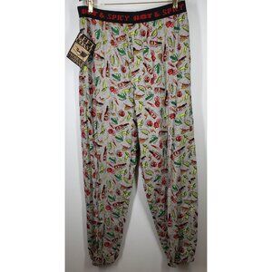 Hot and Spicy Jalapenos Hot Sauce Men's M Pajama Pants Left Coast Product Comp.